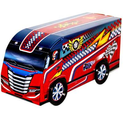 Детский новогодний подарок в жестяной упаковке весом 800 грамм